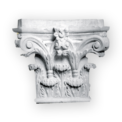 hand made plaster column capital