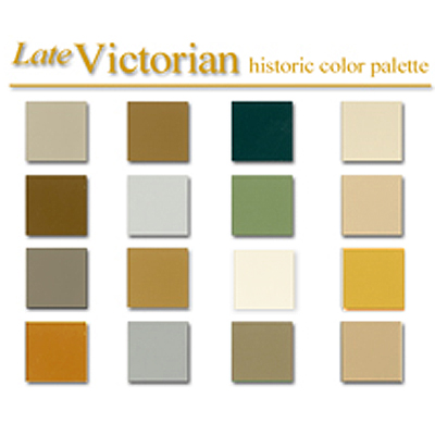 Historic color palettes for interior design