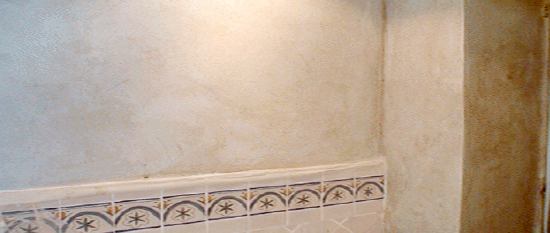 plaster wall fresco finish