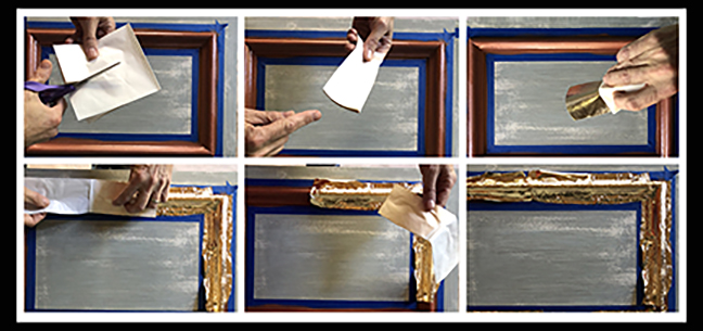 How to antique gold leaf