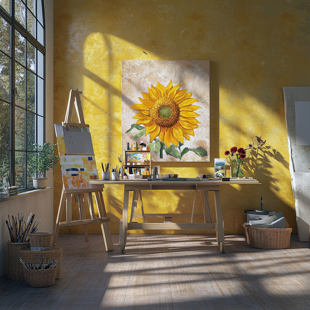 Parchment paint effect using premixed glaze