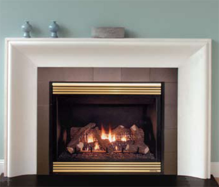 modern plaster fireplace mantle