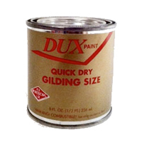 Adhesive glue and size for artists and gilders