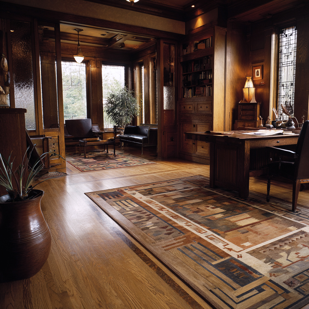 arts and crafts floor styles