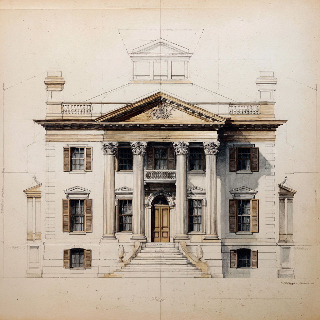 Colonial American decorative accents and simple elegance