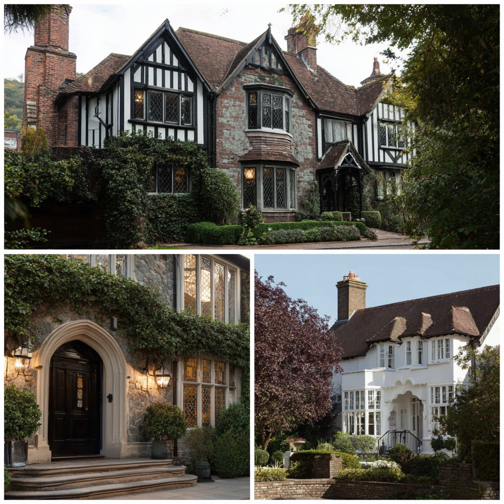 Edwardian architecture: Georgian, Tudor and revival details
