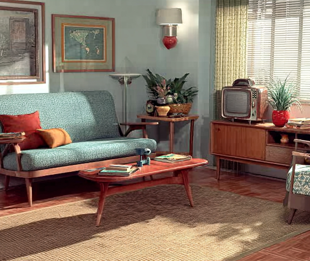 Fifties Style interior design