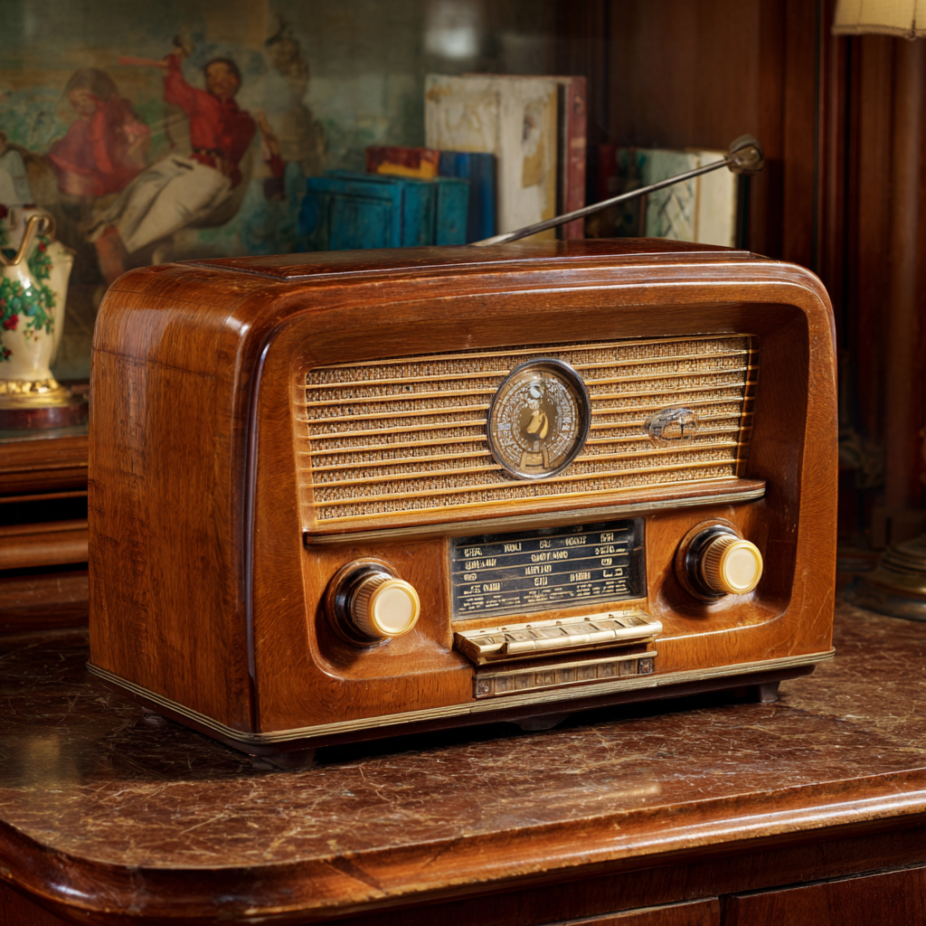 Fifties style radio design